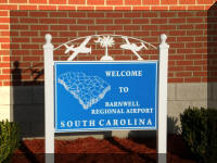 Sign at Barnwell Airport